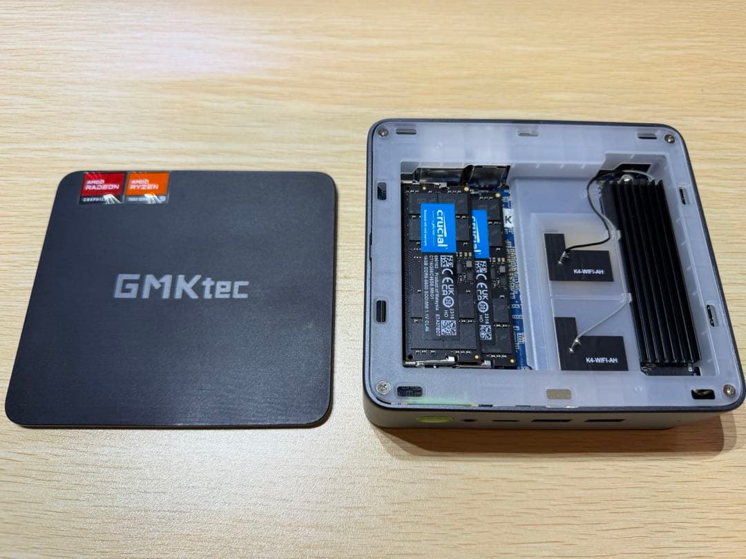 GMKtec ミニPC Ryzen9 7940hs／32GB／1TB