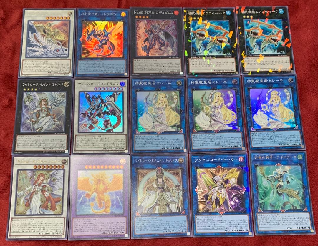 遊戯王　大会構築ライトロードデッキ40枚＋E X15枚