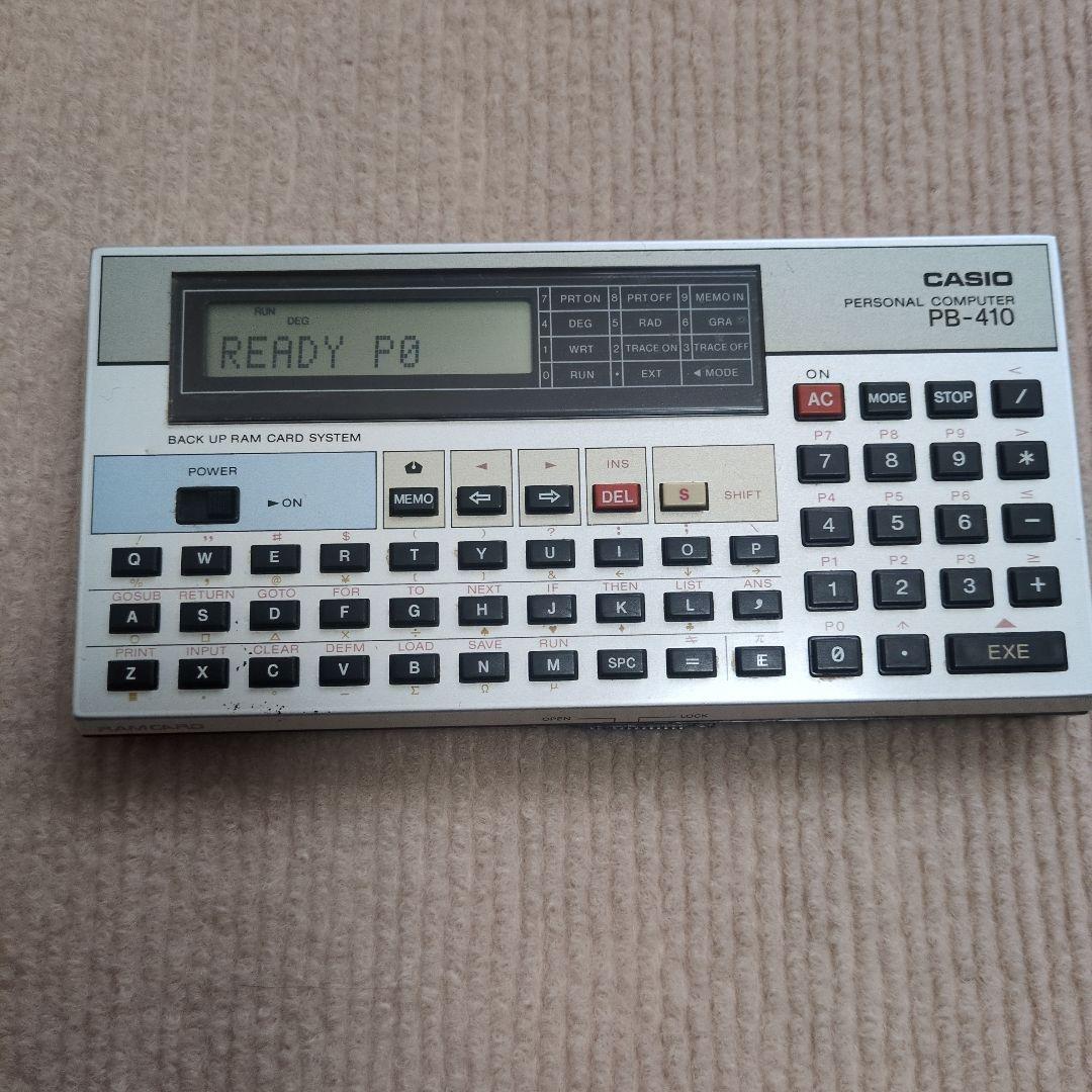 CASIO ポケットコンピュータ PB-410