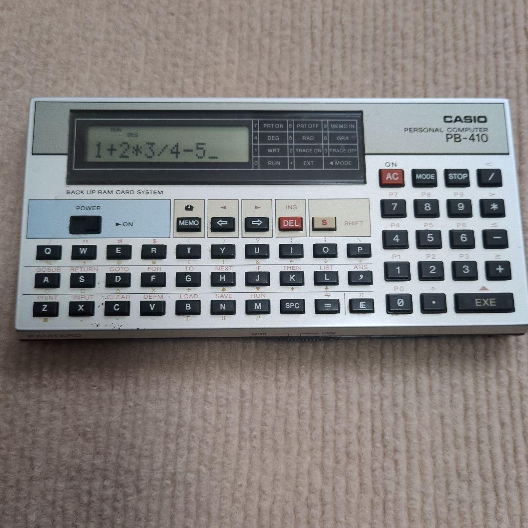 CASIO ポケットコンピュータ PB-410