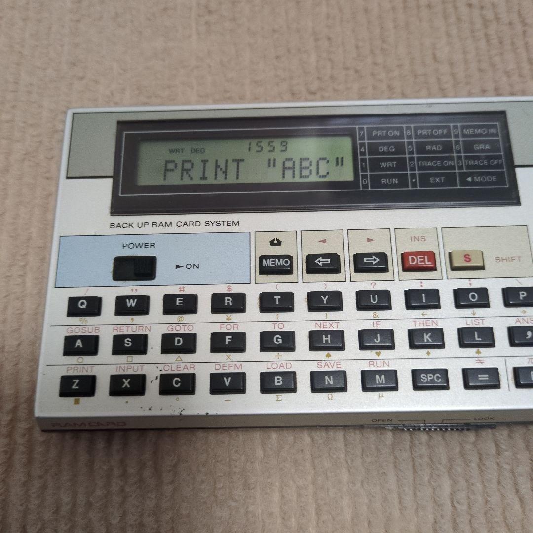 CASIO ポケットコンピュータ PB-410