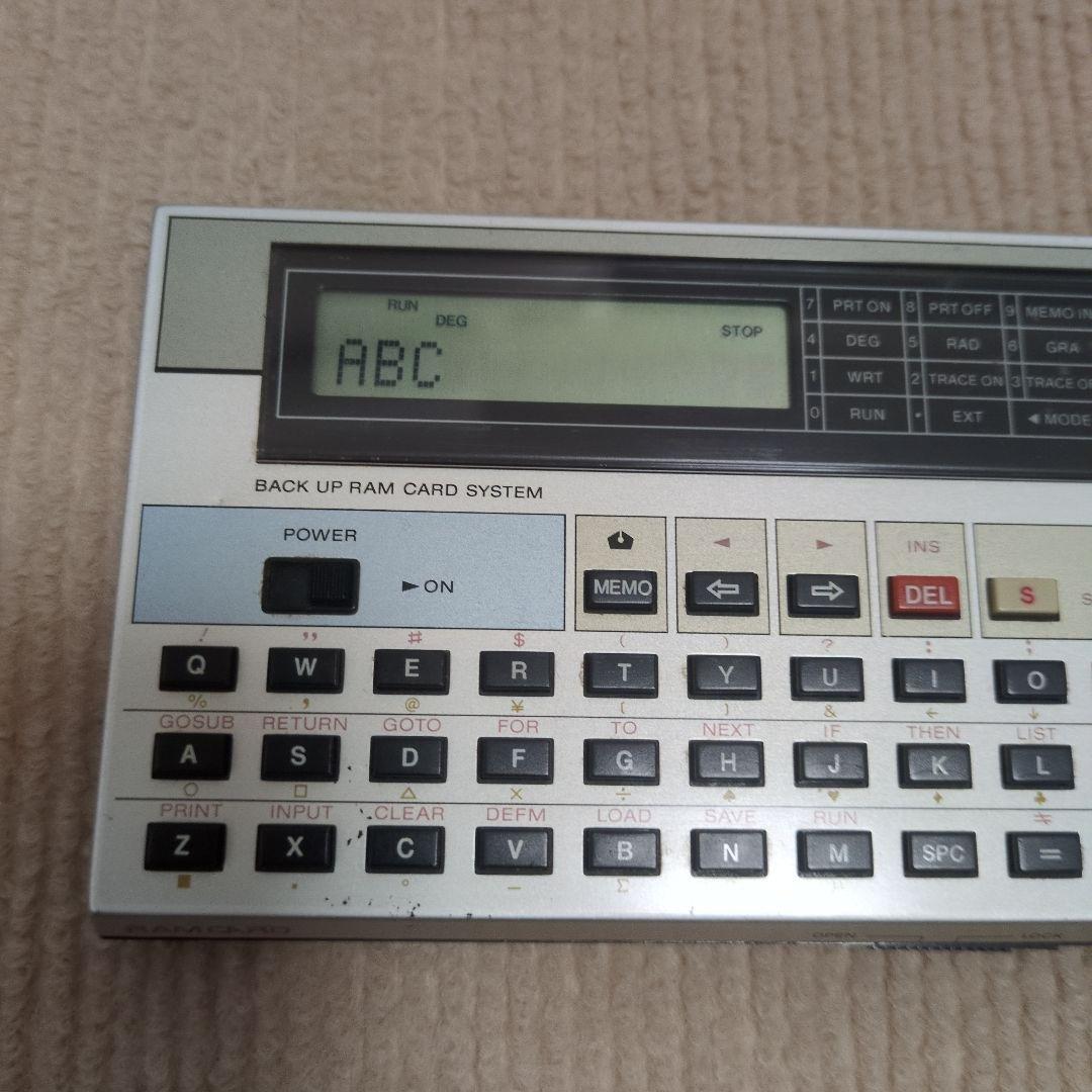 CASIO ポケットコンピュータ PB-410