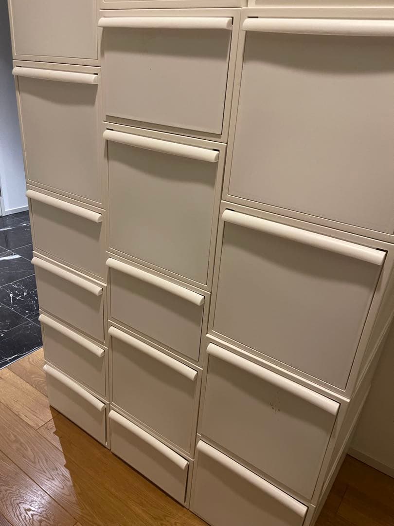 本日まで！ホワイト 衣類収納ケース 176×96×50 20扉