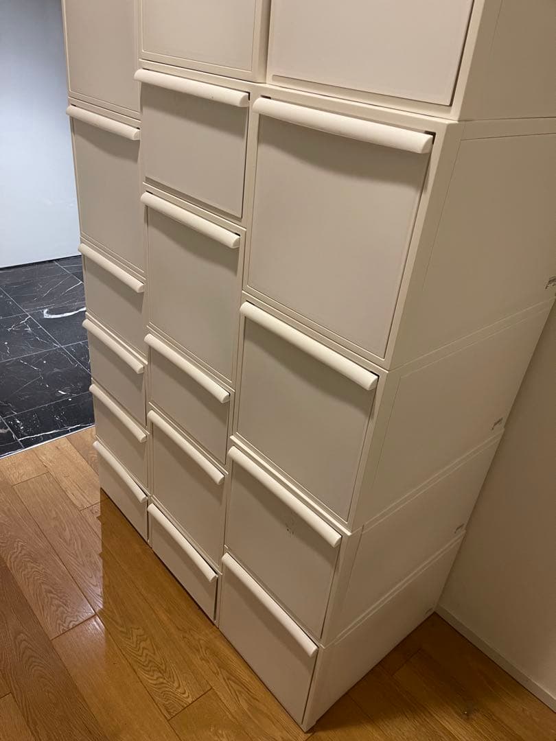 本日まで！ホワイト 衣類収納ケース 176×96×50 20扉