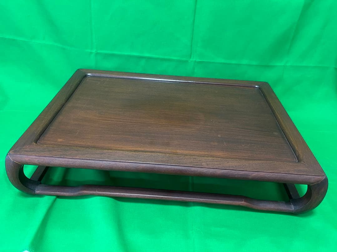 天然唐木台花台現状品のみ高さ約100mmx10cm