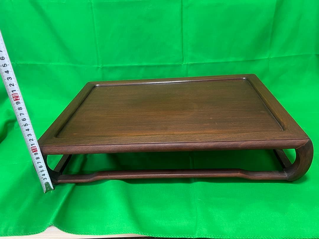 天然唐木台花台現状品のみ高さ約100mmx10cm