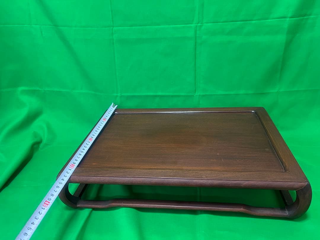 天然唐木台花台現状品のみ高さ約100mmx10cm