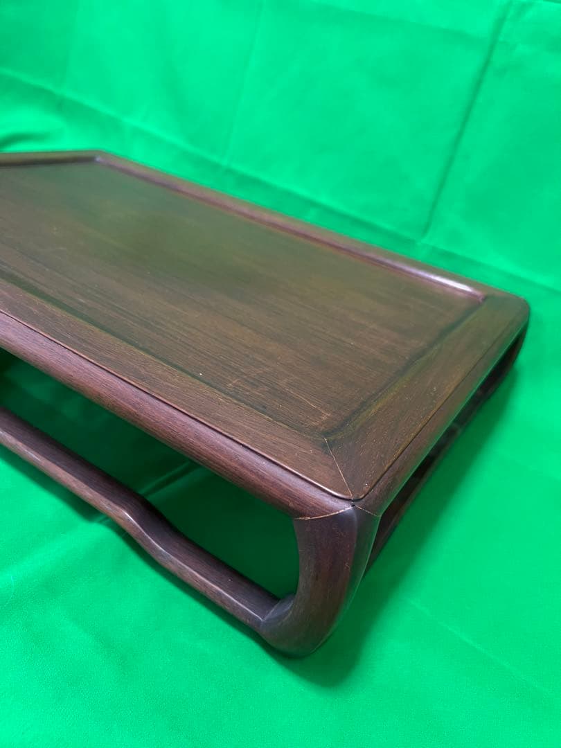 天然唐木台花台現状品のみ高さ約100mmx10cm