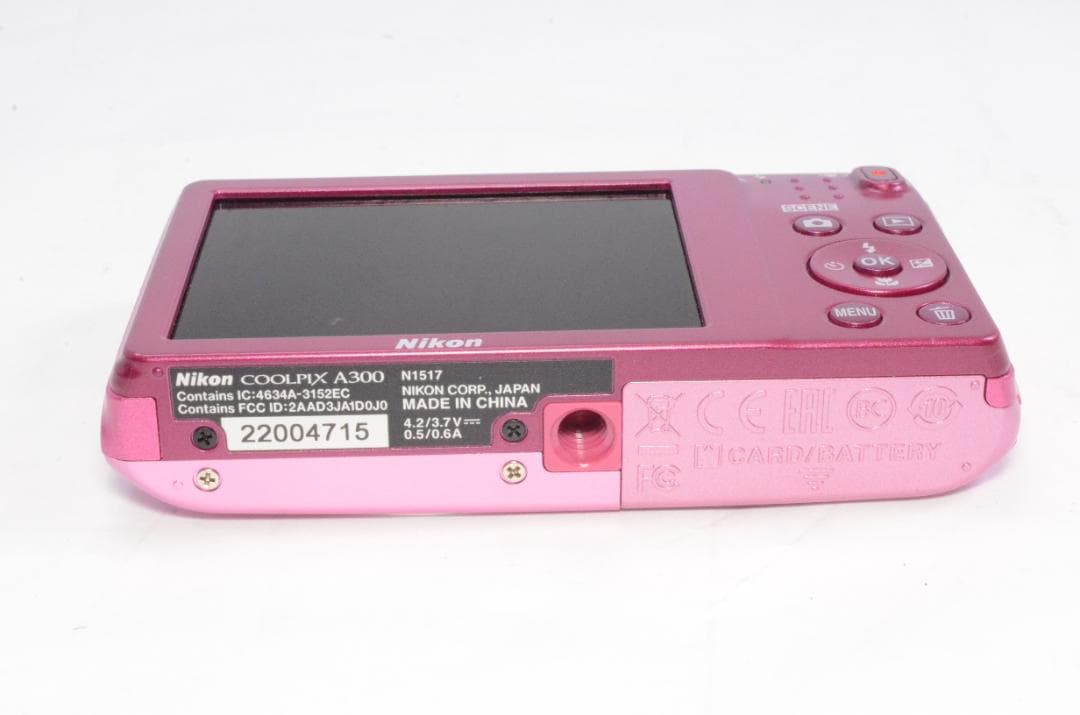 【美品】ニコン Nikon COOLPIX A300 ピンク デジタルカメラ