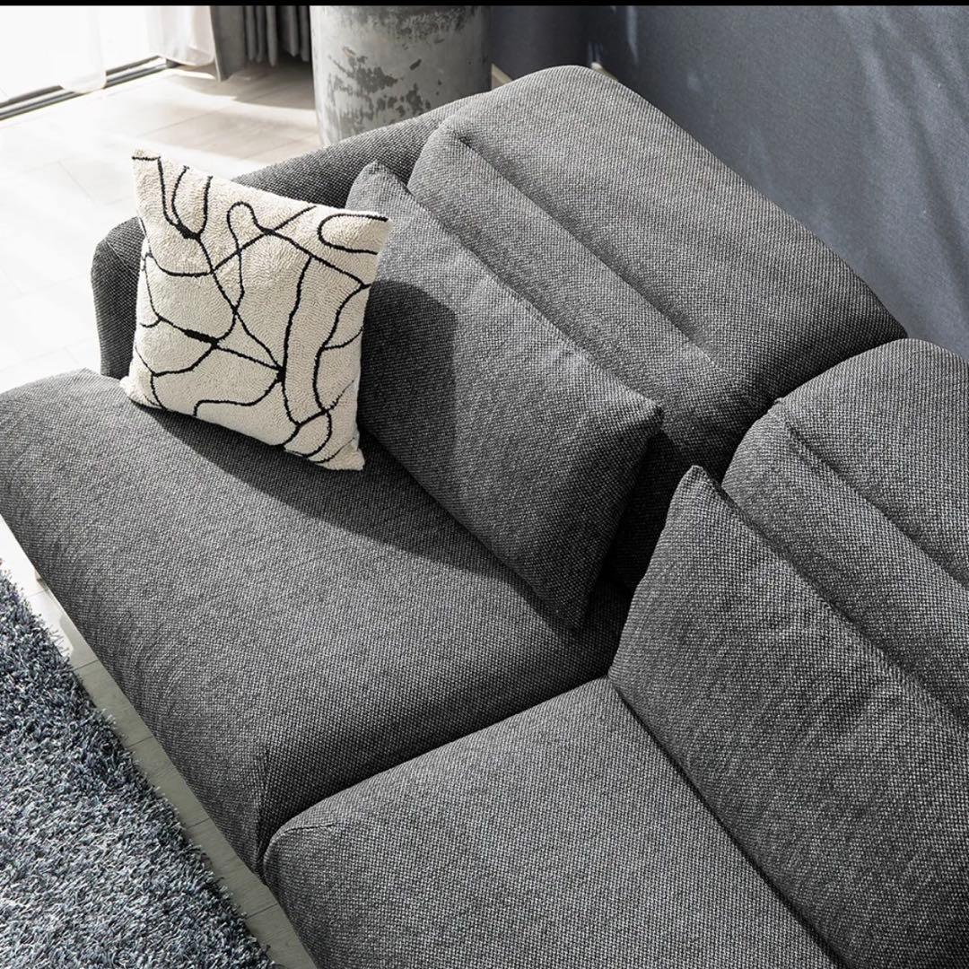 アルモニアLario リクライニング3人掛けソファオットマン別売り