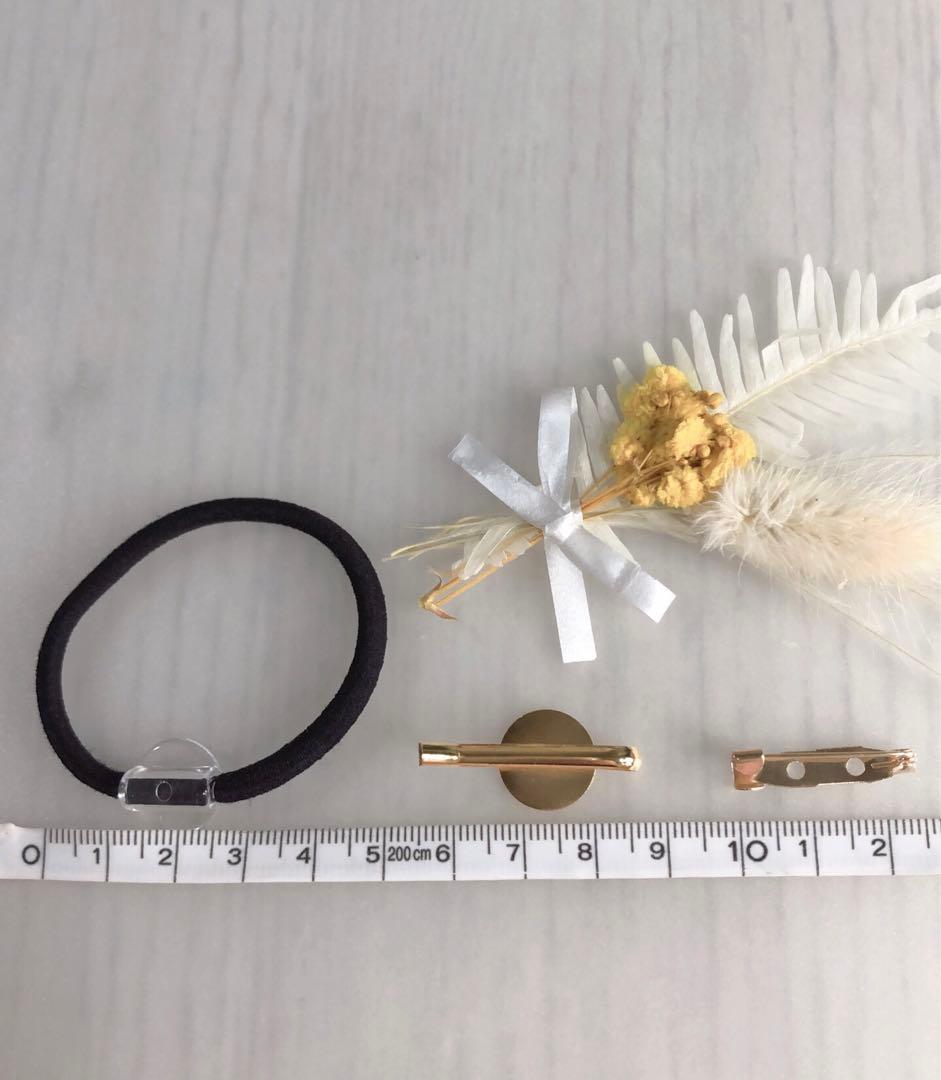 ハンドメイドレジンヘアゴム・ポニーフック・ブローチ・ネックレス♡No.296