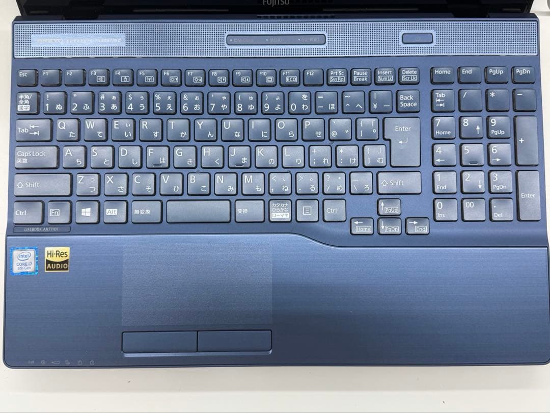 【ジャンク】ノートパソコン　FMVA77D1LG