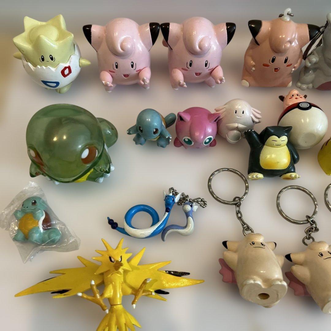 ポケモン 当時物 レトロ 初期モンコレ キーホルダー 貯金箱 まとめ セット