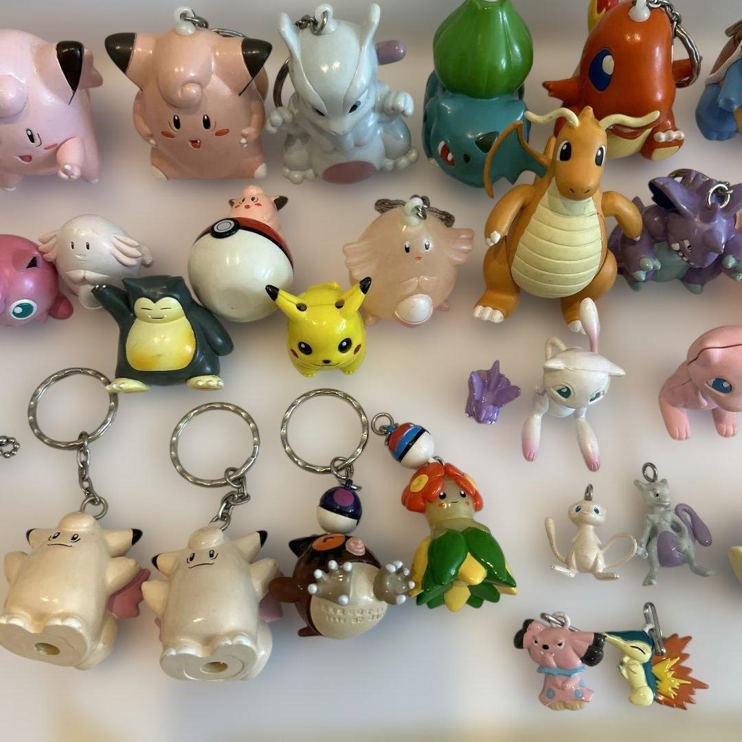 ポケモン 当時物 レトロ 初期モンコレ キーホルダー 貯金箱 まとめ セット