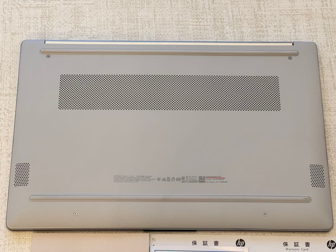 HP 15-fc 0003 AU スタンダードプラスモデル 16GB 512GB