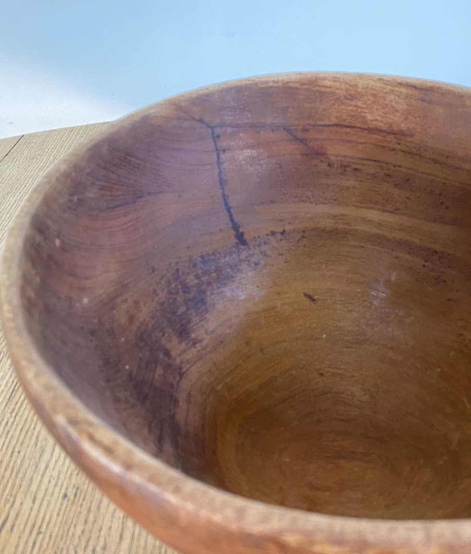 木製サラダボウル サラダボウル アンティークサラダボウル フランスアンティーク