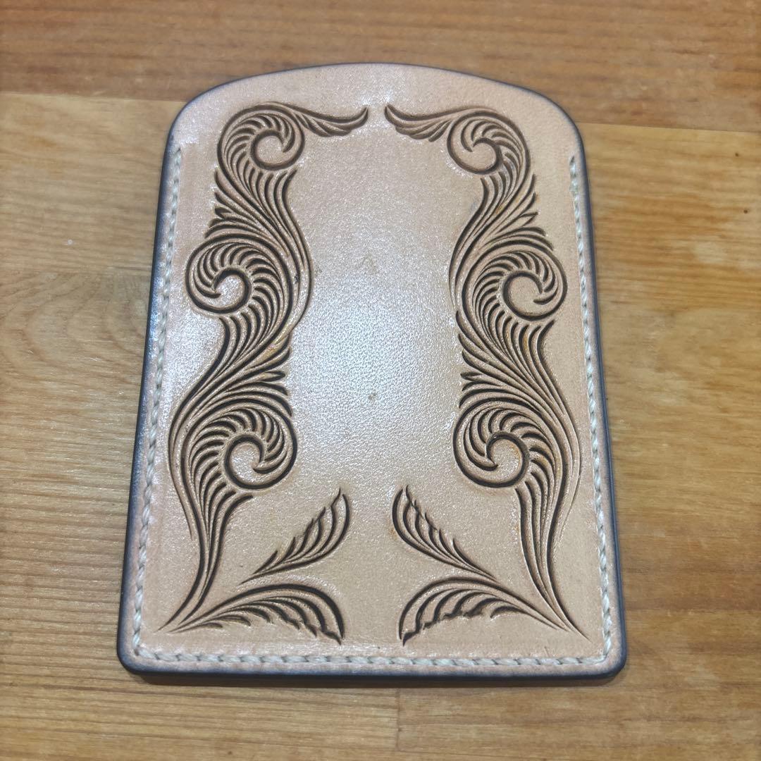 レザークラフト　名刺入れ