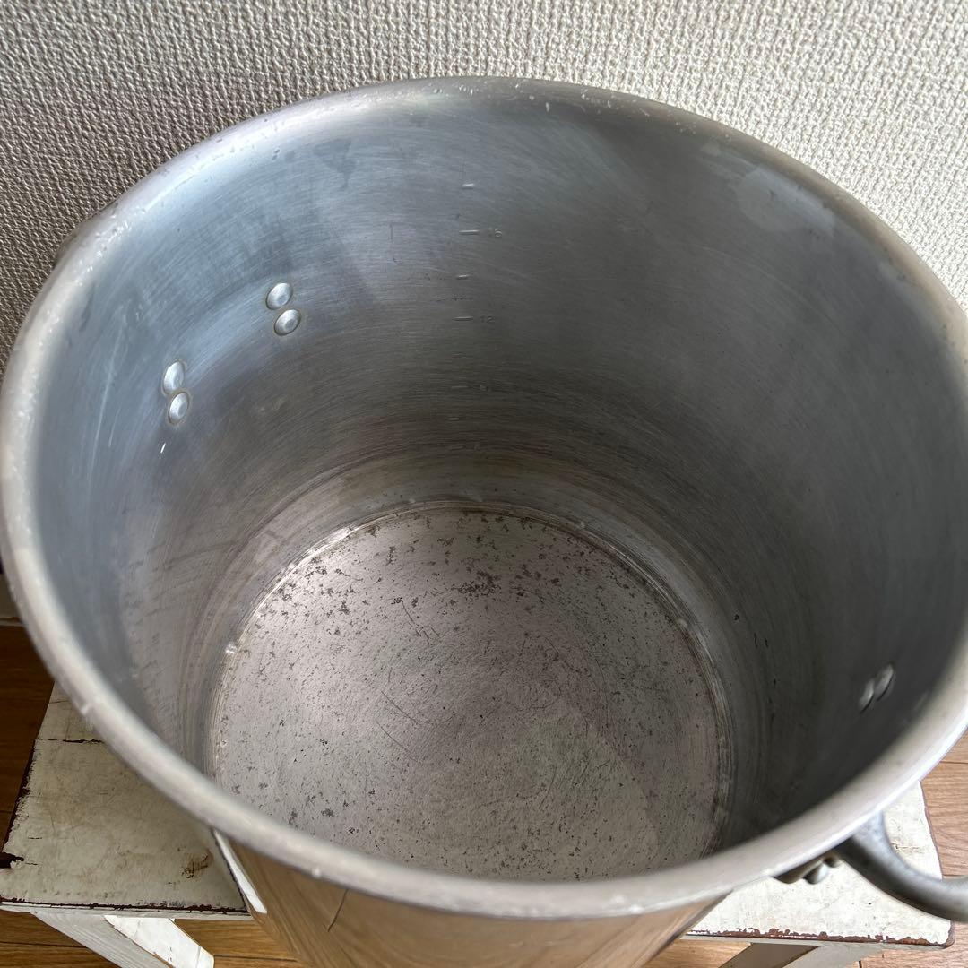 中尾アルミ　寸胴鍋　20リットル