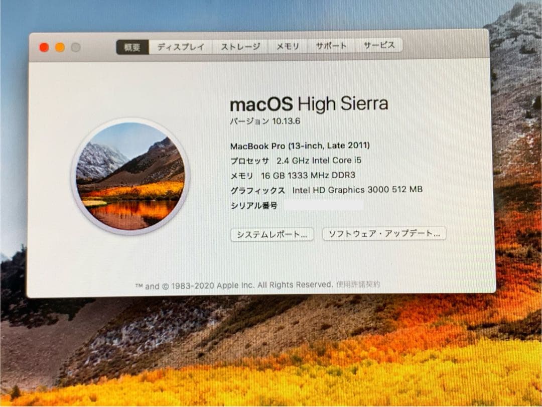 MacBook本体 MacBook Pro Late 2011 Office 2019