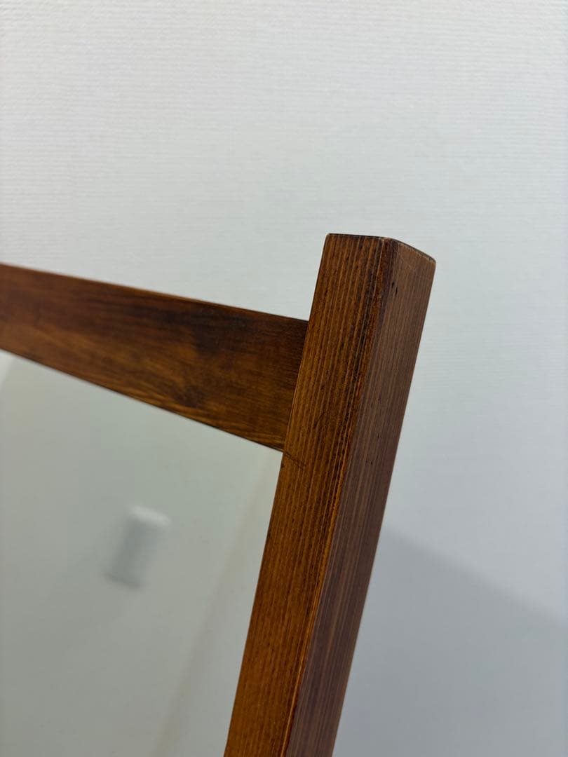 木製スタンドミラー