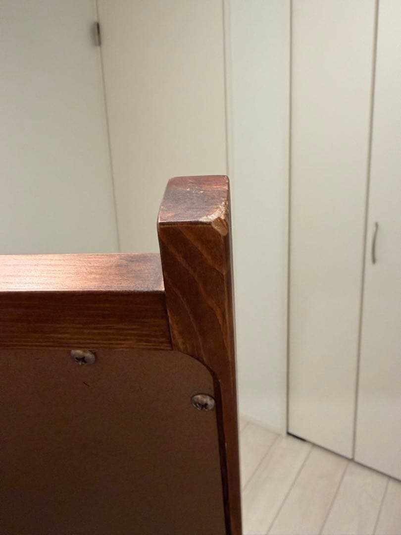 木製スタンドミラー