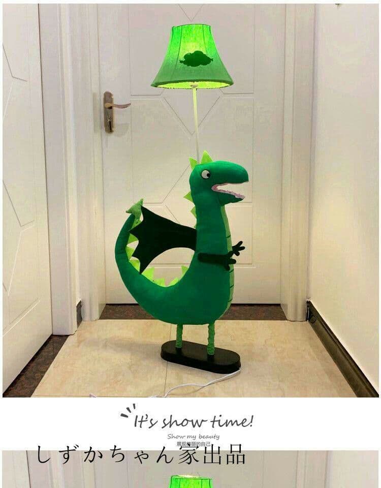 電気スタンドの寝室の恐竜の地面灯かわいいアニメの児童の看護のベッlq6