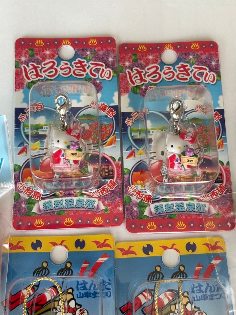 ご当地ハローキティ　ストラップ　シャーペン　8種12個セット