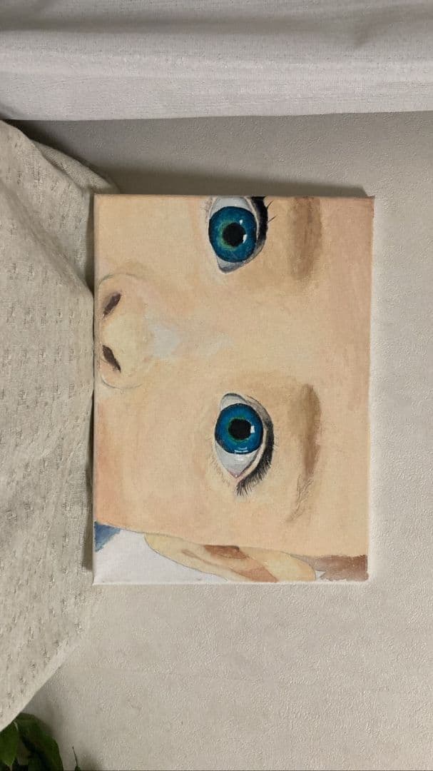 水彩画「瞳」