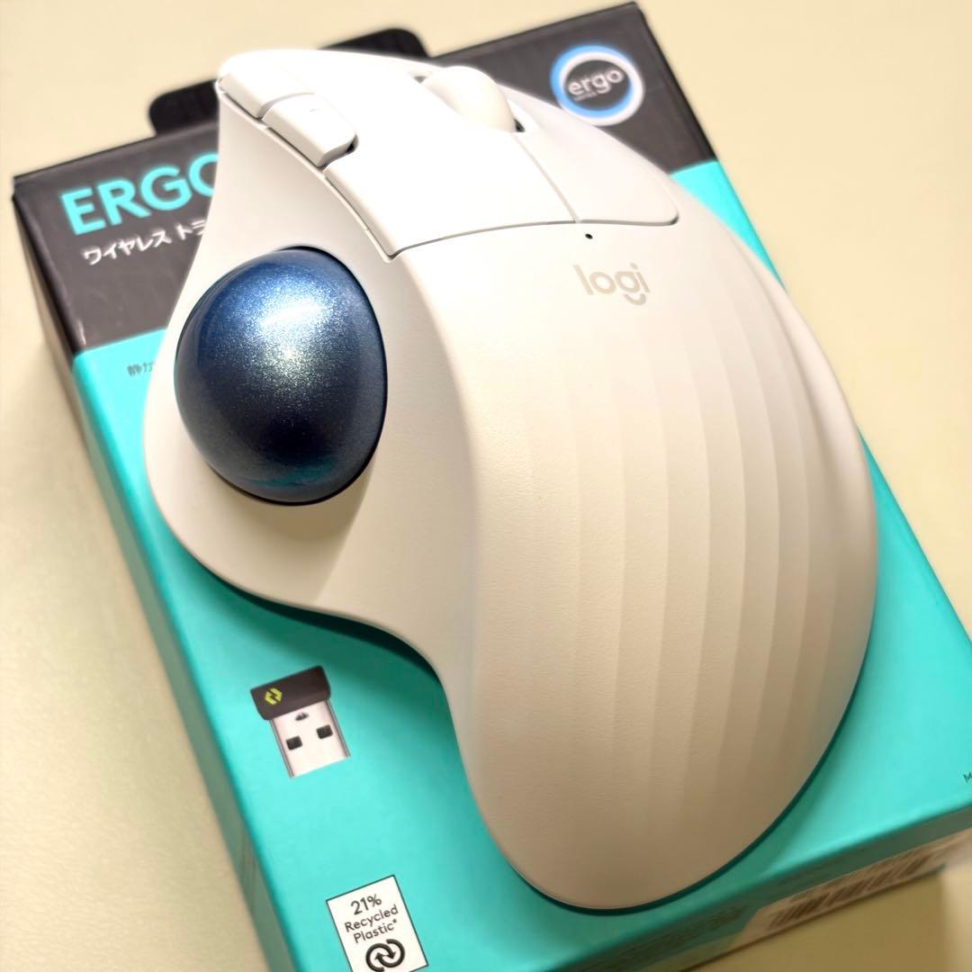 Logicool Ergo M575SP トラックボール + Perixxボール