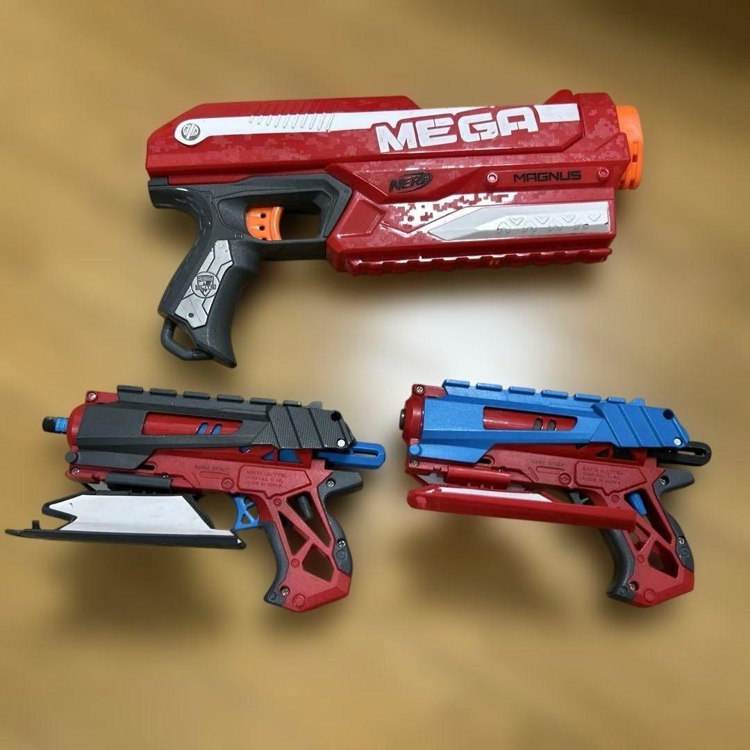 ナーフ等　ガン　3点とフェイスカバーセット