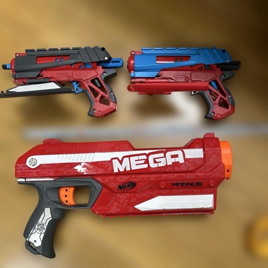 ナーフ等　ガン　3点とフェイスカバーセット