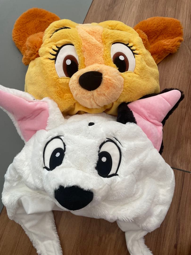 ディズニーランド被り物　ポップコーンケースセット ディズニー行った時1回使用