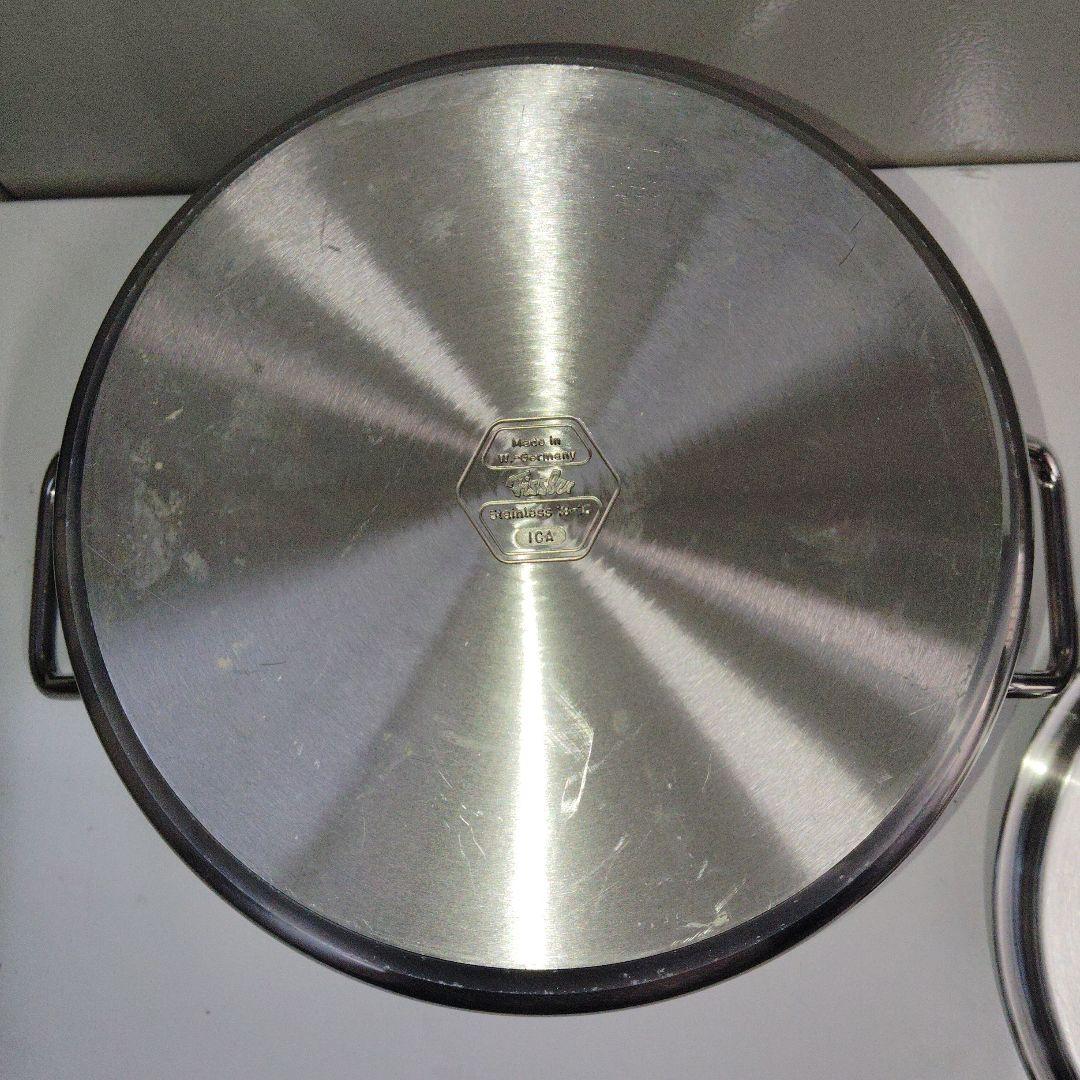 値下げ　純 ステンレス製　 半寸胴鍋