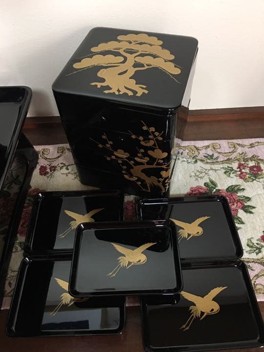 輪島塗り 重箱 屠蘇器豪華セット 蔵出し