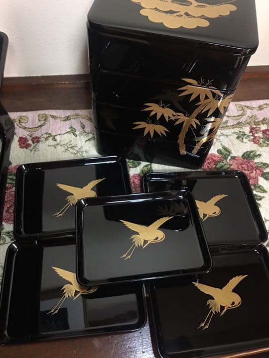 輪島塗り 重箱 屠蘇器豪華セット 蔵出し