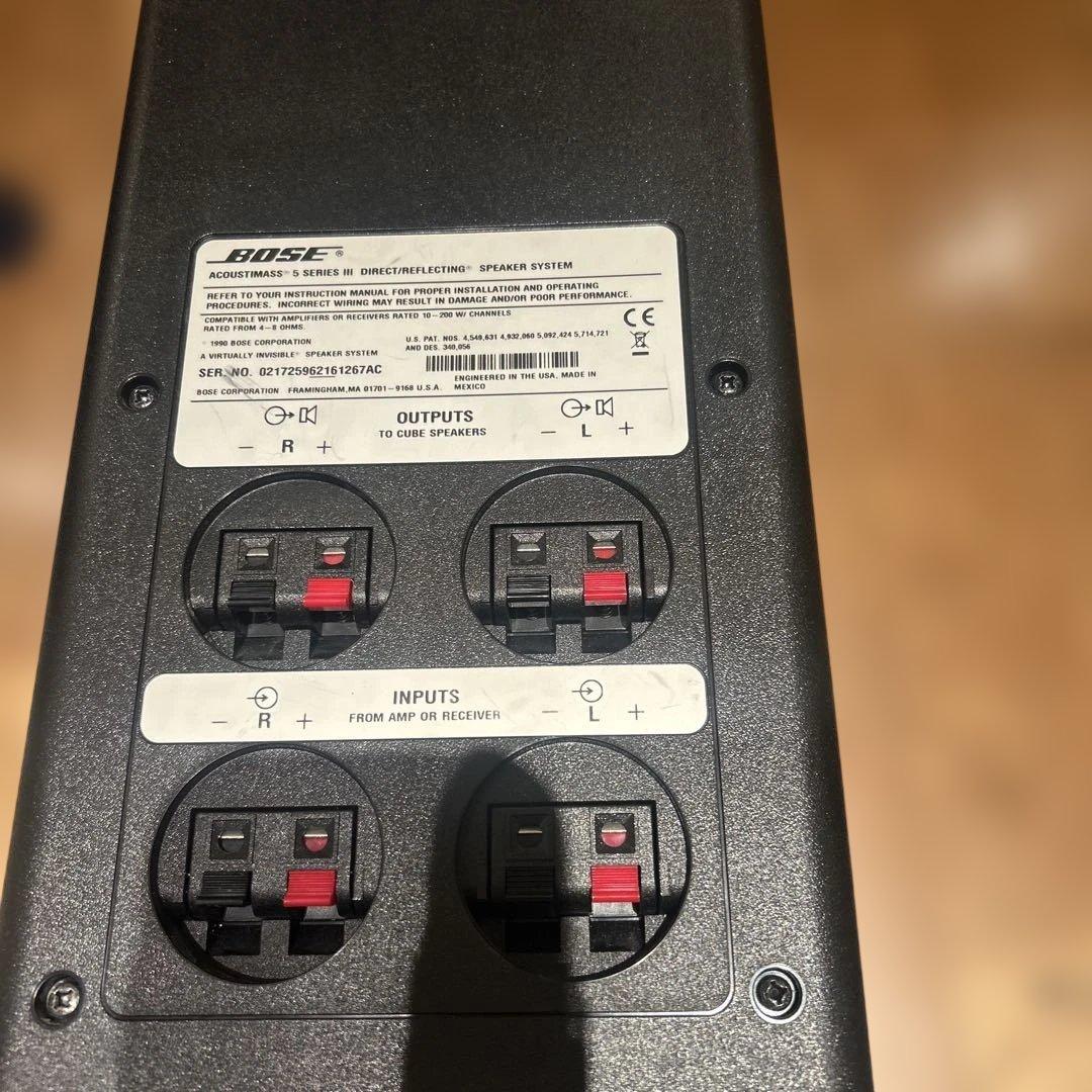 BOSE 5 Series III speaker system ＋RA-18
