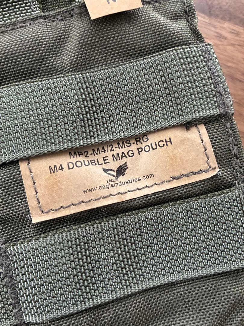 実物　EAGLE M4 ダブルマガジンポーチ　2個