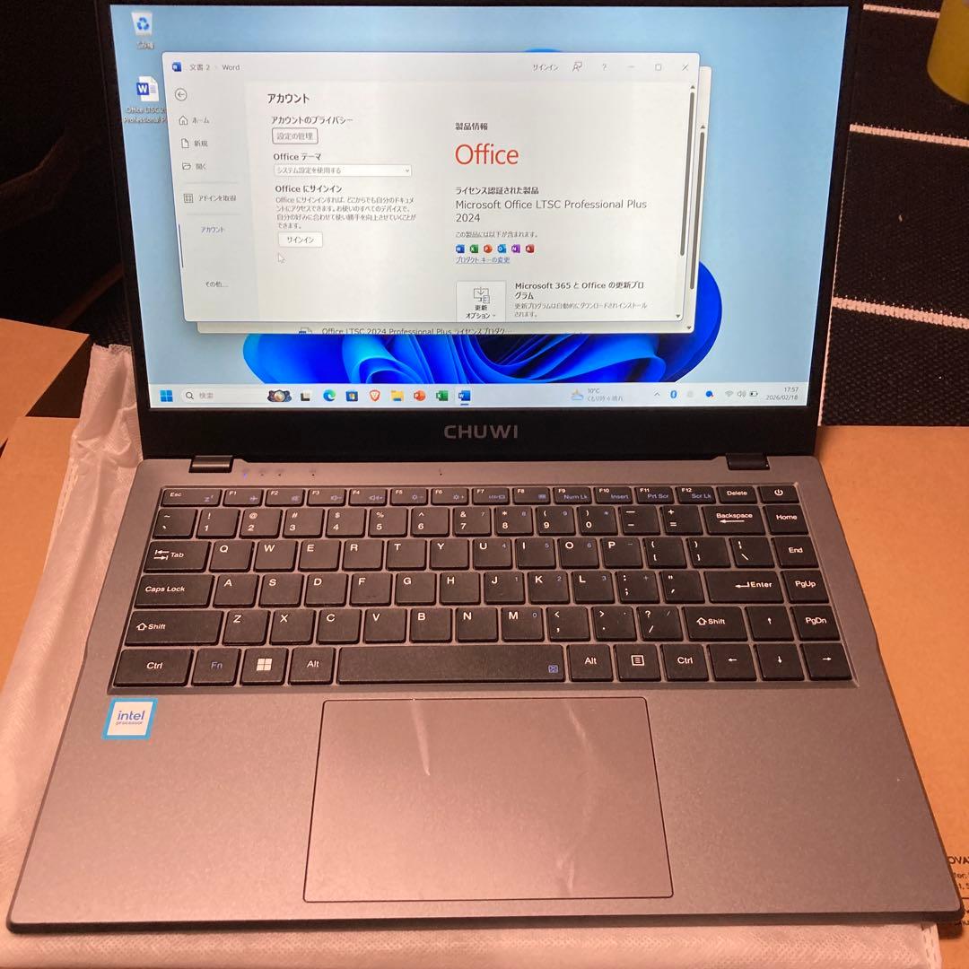 CHUWI Gemi book XProノート 480GB 16GB 2024