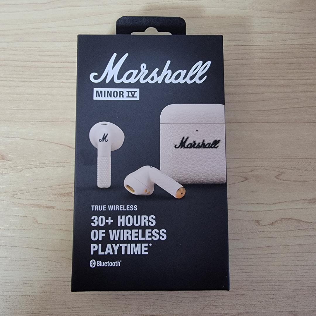 【ほぼ新品】Marshall MINOR IV Cream