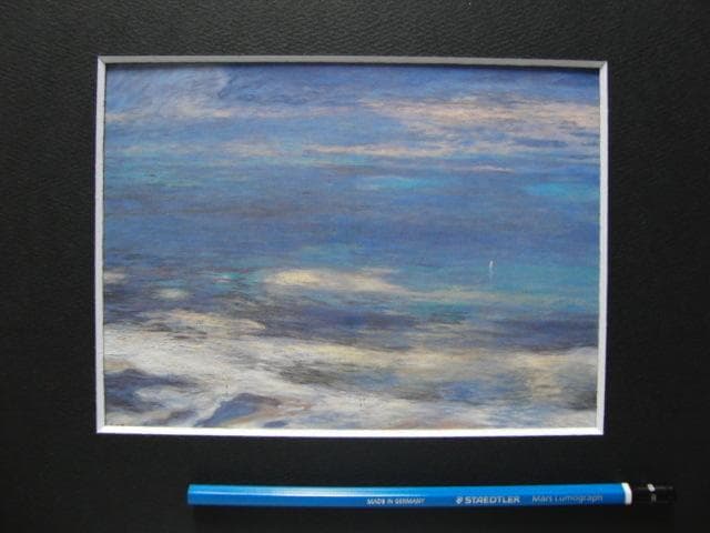 岡 義実 【ノルマンディ】 希少画集画、状態良好、新品高級額装付