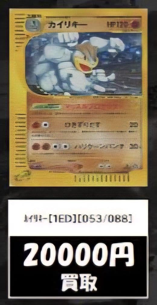 カイリキー 拡張パック第5弾 神秘なる山 053/088 カードe