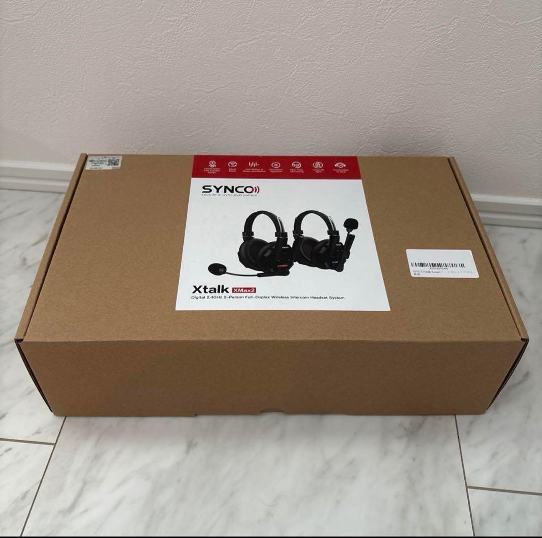 SYNCO XTALK XMAX2 ワイヤレスインカ厶 ヘッドセット 2人用