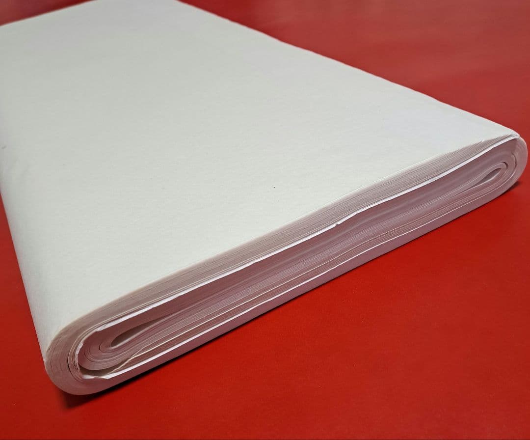 【本草画仙 全紙 80枚】かな書道、漢字書道、楮原料、書道用品、書作品、半紙