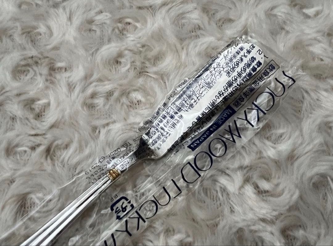 ラッキーウッド カトラリーセット　サントラル（金彩）スプーン＆フォークセット