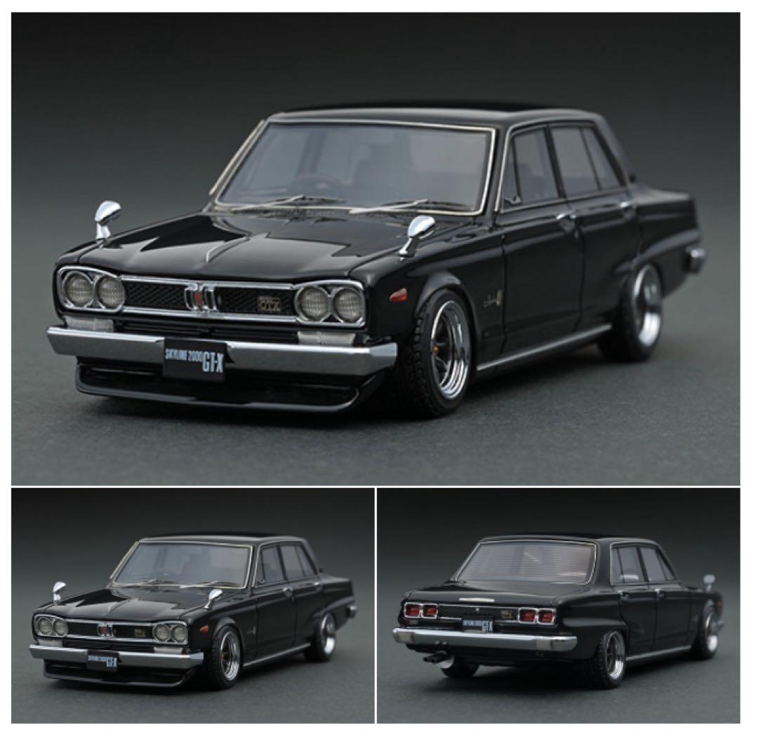 イグニッションモデル　1/43 スカイライン　GT-X GC10 ブラック
