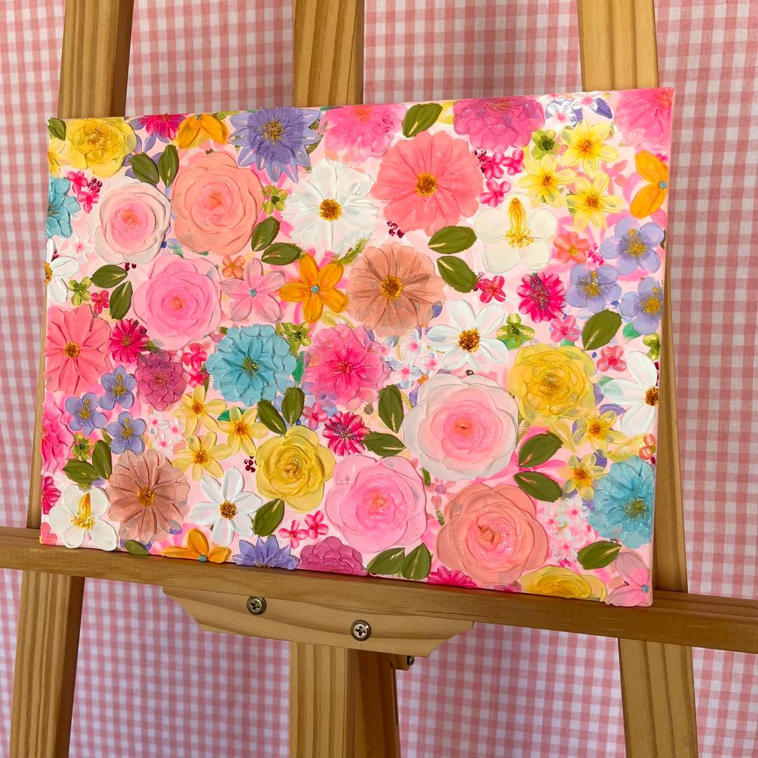 絵画 フラワーアート 花の絵 花柄 ボタニカル 花図鑑　花
