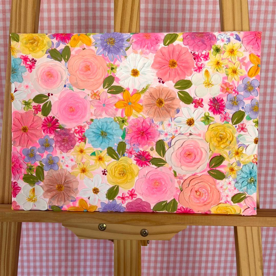 絵画 フラワーアート 花の絵 花柄 ボタニカル 花図鑑　花