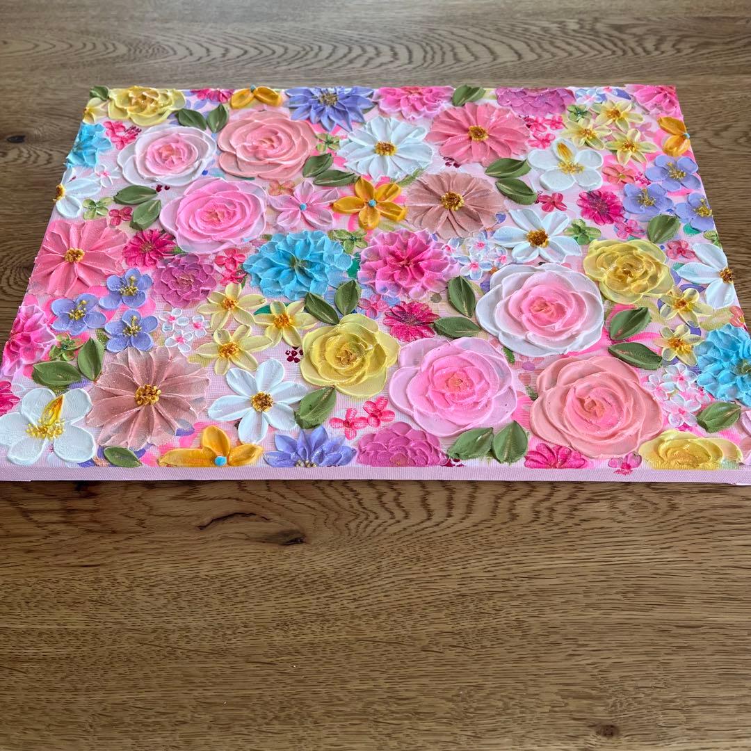 絵画 フラワーアート 花の絵 花柄 ボタニカル 花図鑑　花