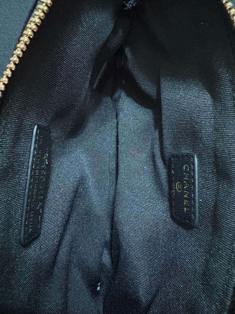 CHANEL ノベルティ　ベルベット　ポーチ　ポシェット　ショルダーバッグ