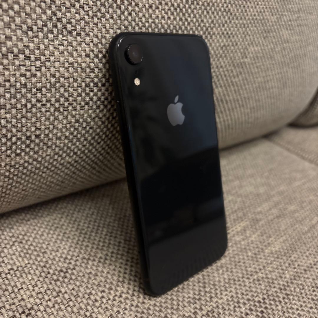 【美品】Apple iPhone XR 64GB ブラック　黒